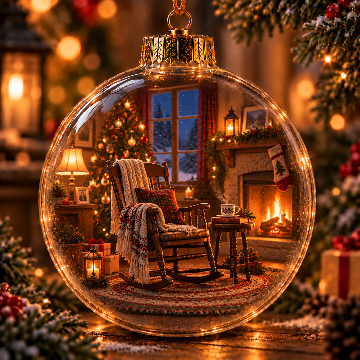A Light Still Shines – Light-Up Christmas Remembrance Ornament