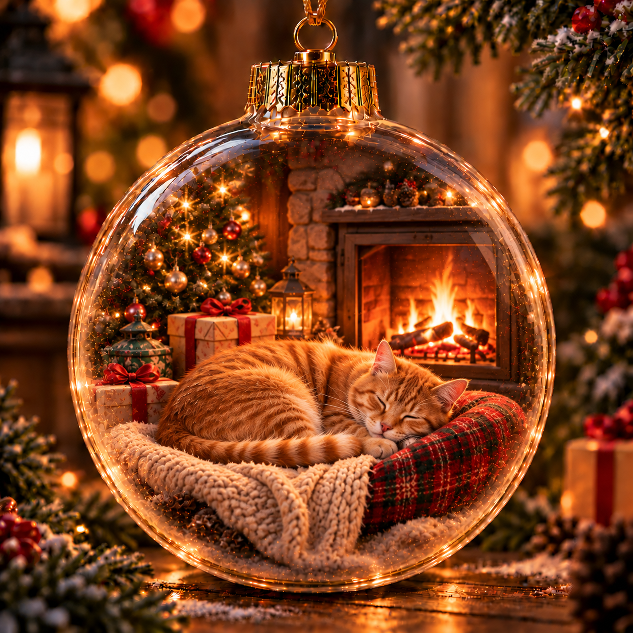 Christmas With Our Best Friends – Light-Up Pet Christmas Ornament Collection