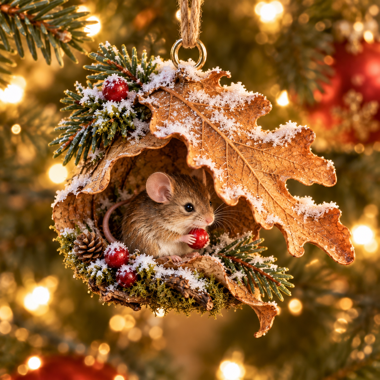 Winter Woodland Refuge Christmas Keepsake Ornaments
