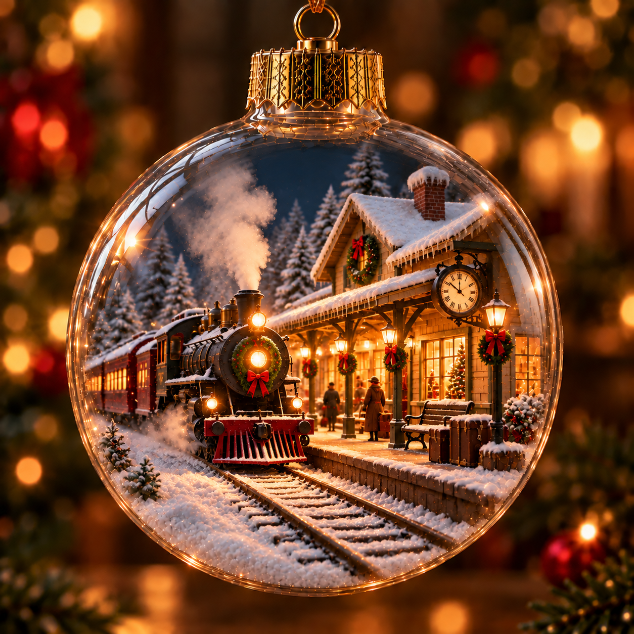 The Christmas We Remember Light-Up Story Ornament – A Tiny Christmas World to Treasure