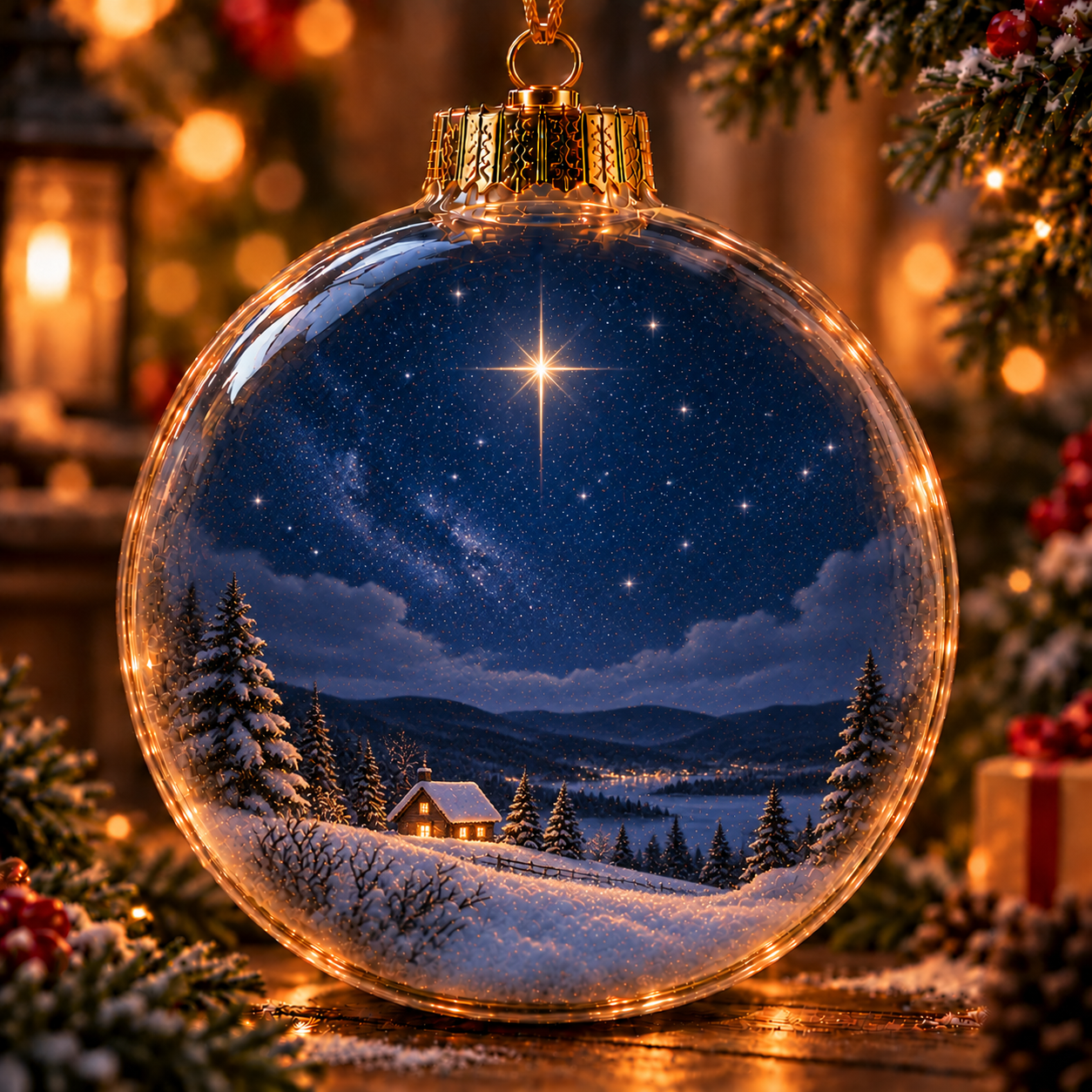 A Light Still Shines – Light-Up Christmas Remembrance Ornament