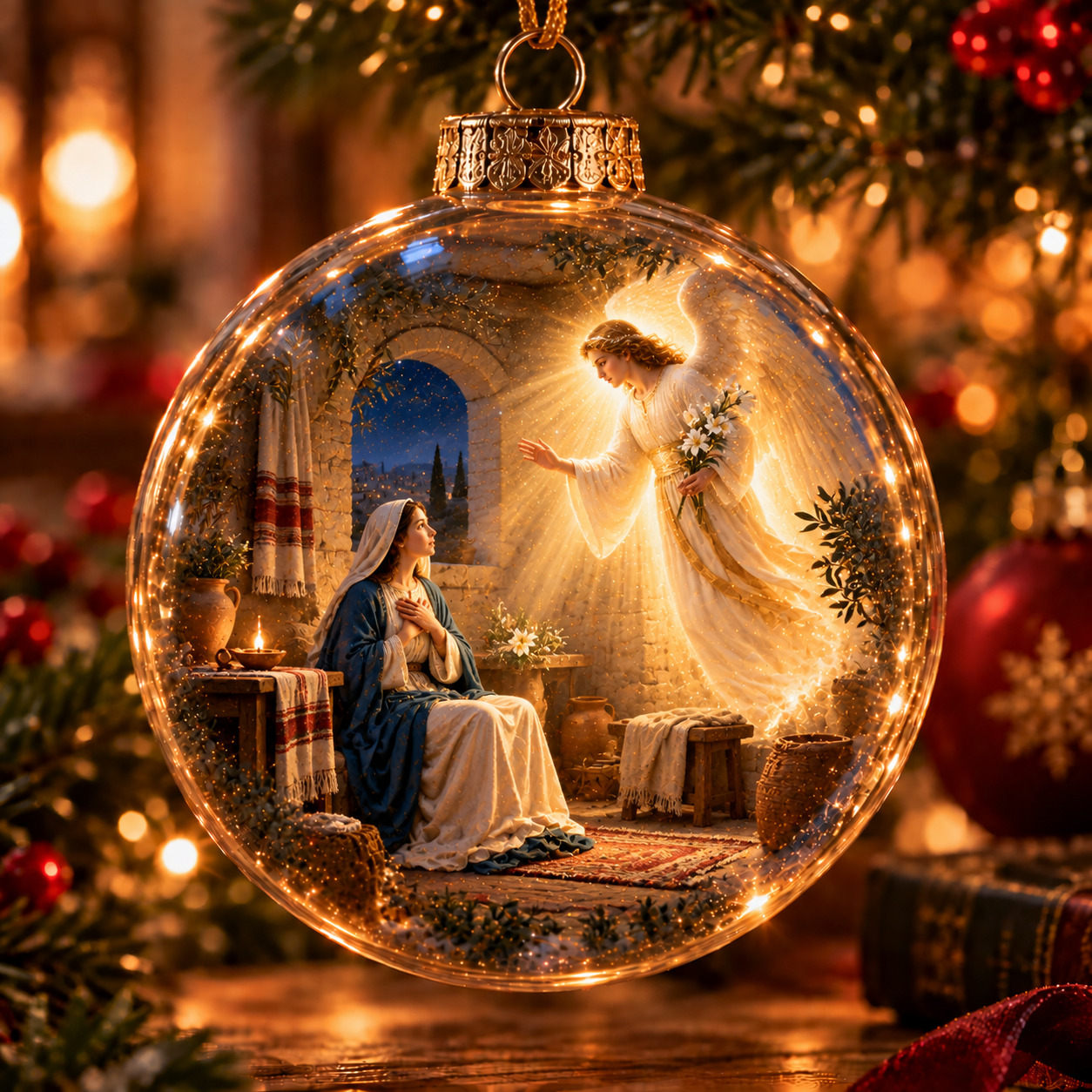 The Light of Christmas – Light-Up Christian Story Ornament Collection