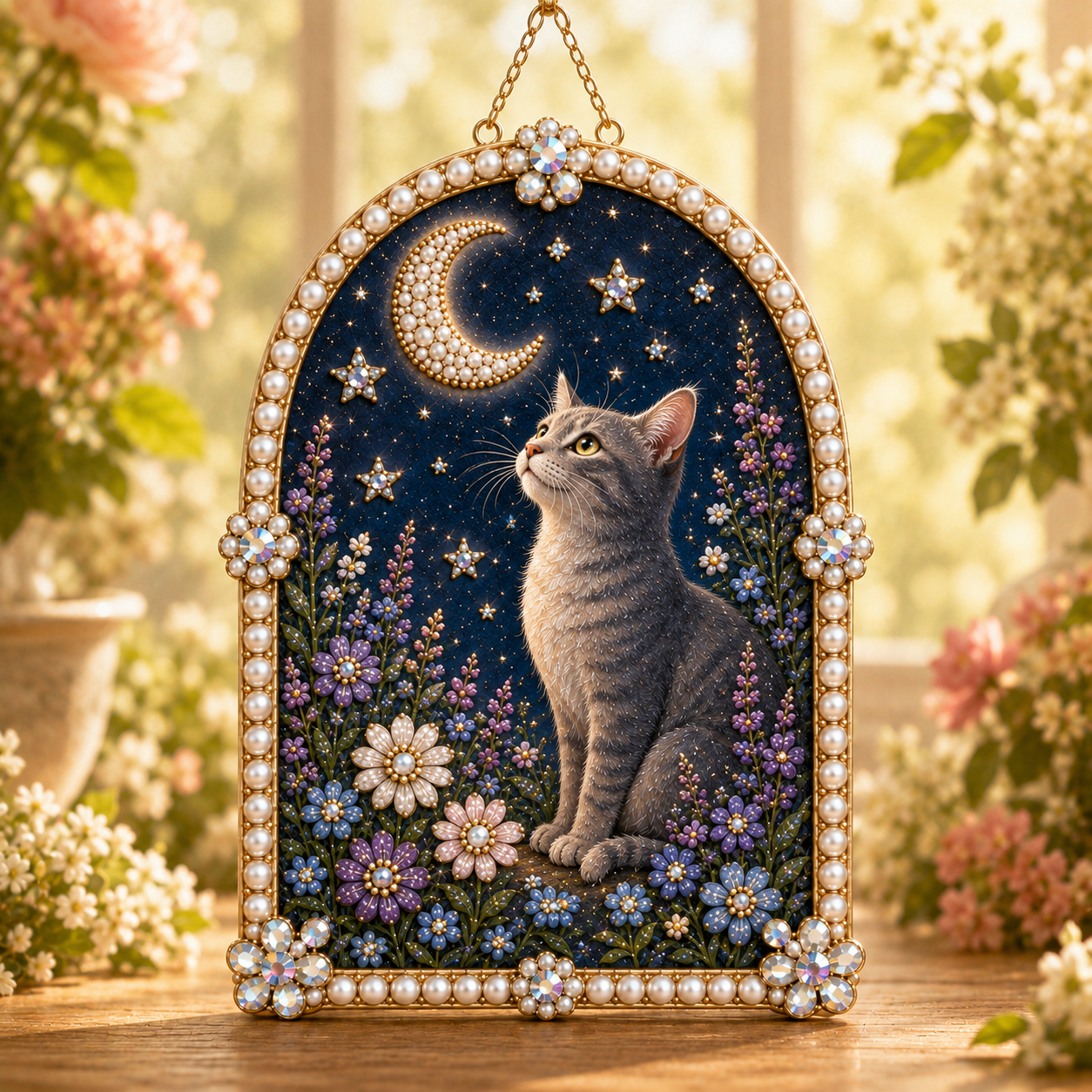 DIY Jeweled Pet Memory Garden Hanging Decor Kit