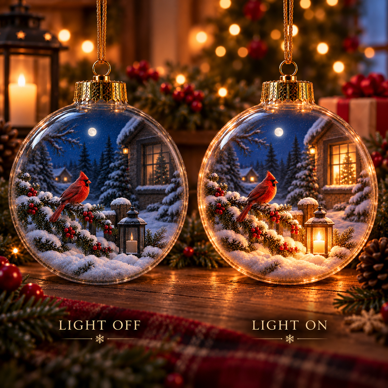 A Light Still Shines – Light-Up Christmas Remembrance Ornament