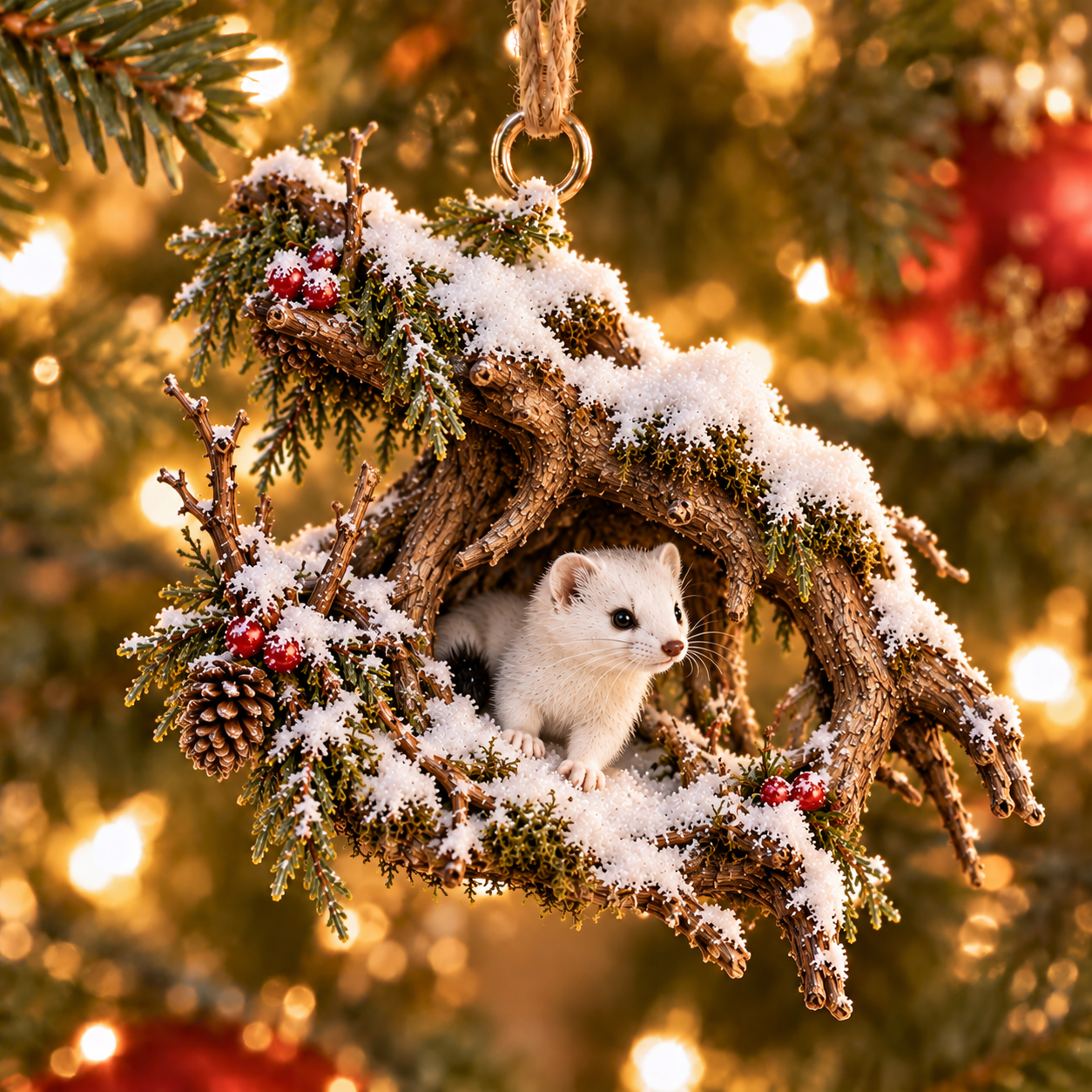 Winter Woodland Refuge Christmas Keepsake Ornaments