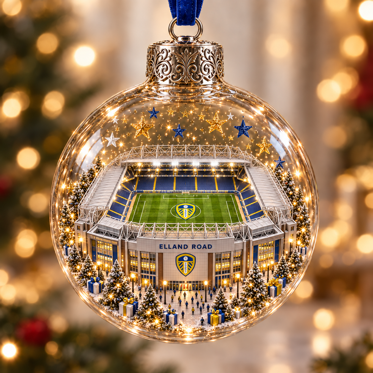 ⚽🎄 Bring the Stadium Home — Light-Up Football Stadium Christmas Ornament