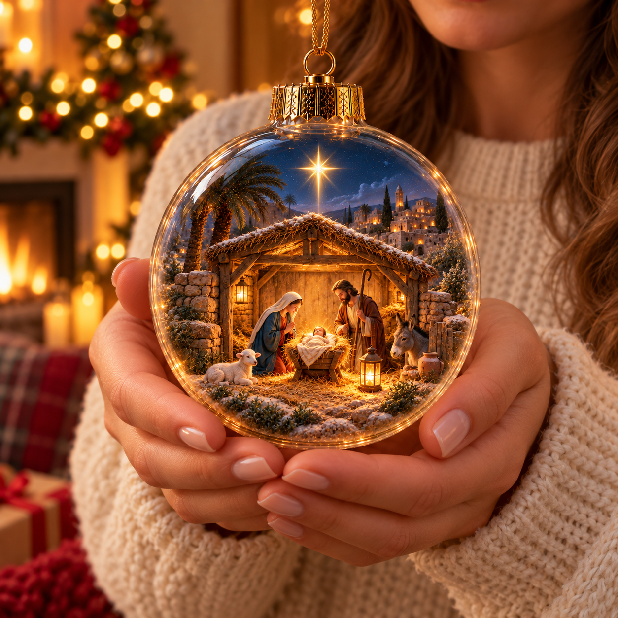 The Light of Christmas – Light-Up Christian Story Ornament Collection