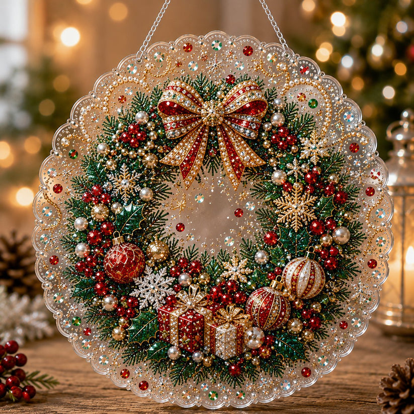 🔥Last Day 49% OFF-🎄Christmas Diamond Art Hanging Ornament Kit