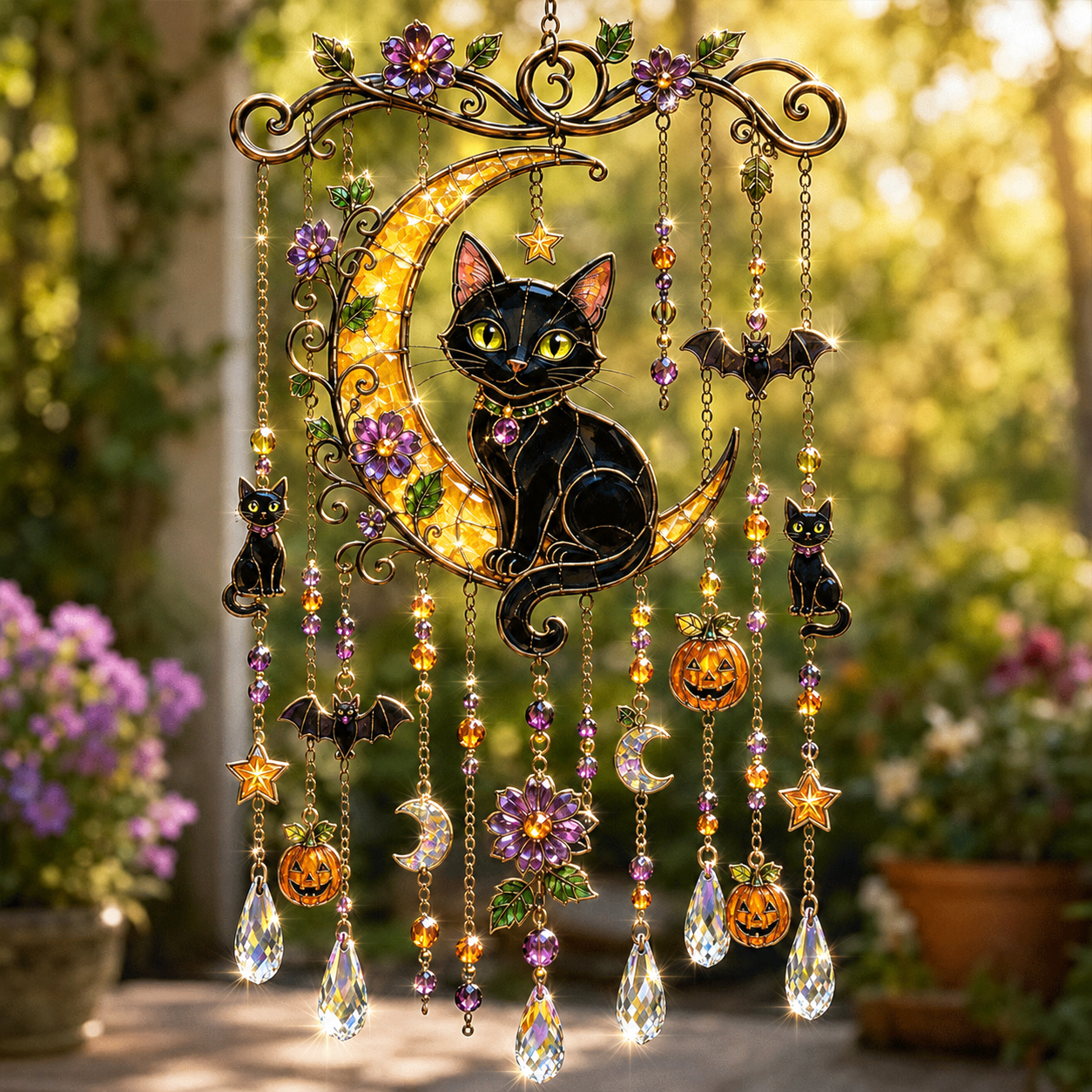 🔥 Limited-time 50% OFF👻Halloween-Themed Crystal Wind Chime