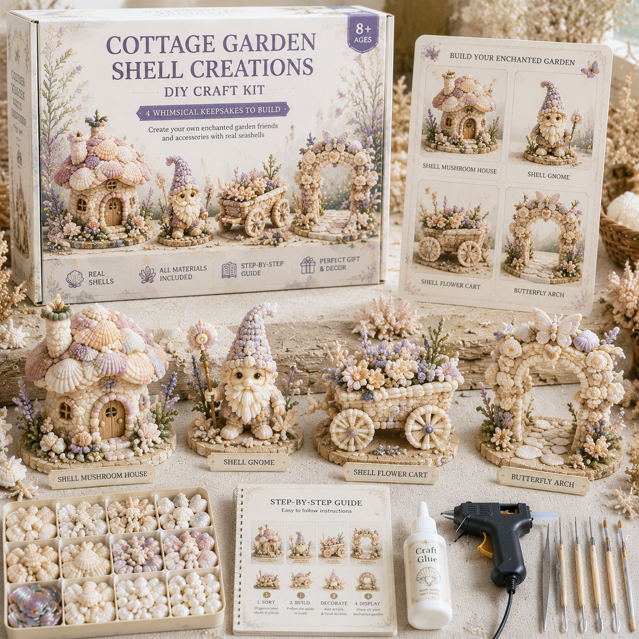 Seashell Fantasy Creatures – DIY Craft Kit