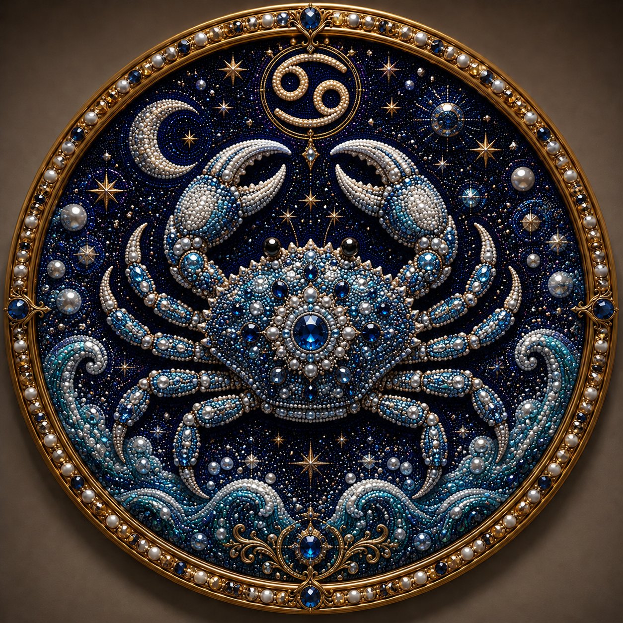 🔥 12 Zodiac Signs Pearl Art Kit ♈🌙
