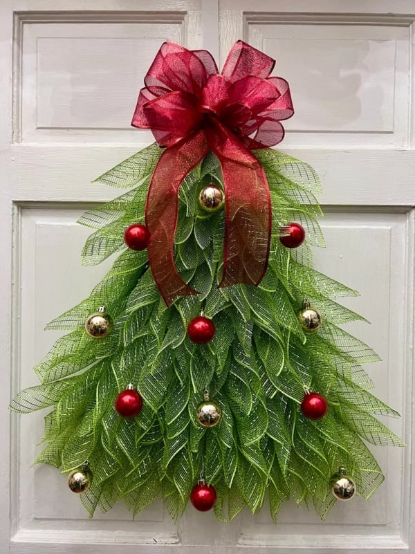 Handmade Christmas Tree Wreath for Front Door(📦Buy 2 Free Shipping)