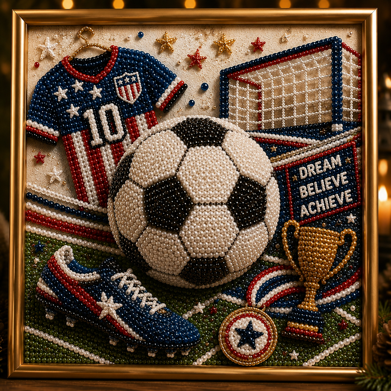 🔥 LSAT DAY 75% OFF 🏆🏈 Sports Legacy™ Pearl Art Collection
