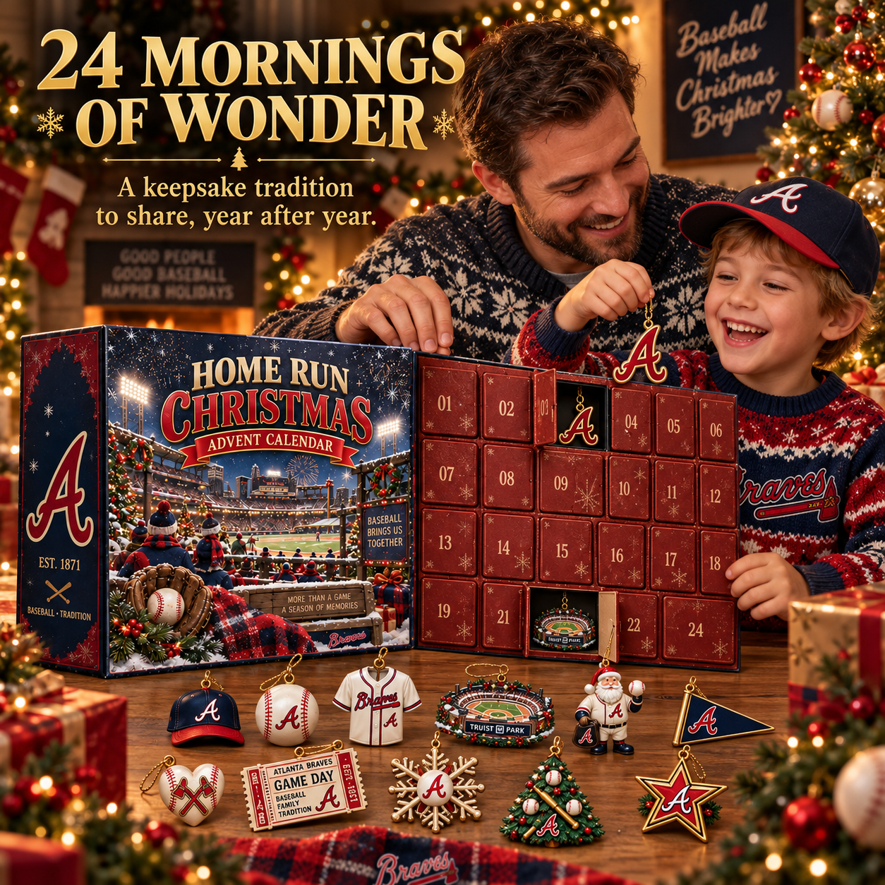 🎄 Chop On! Baseball Christmas Advent Calendar