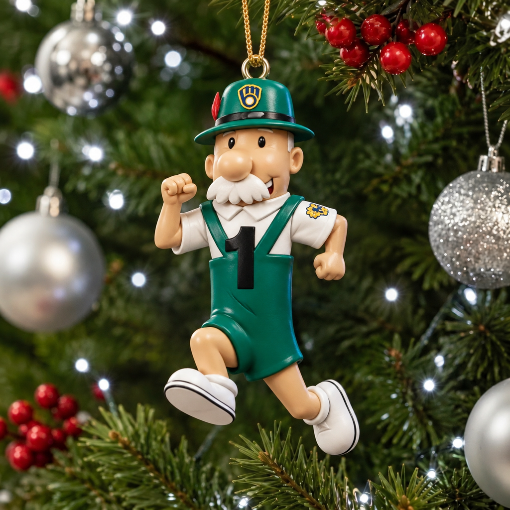 Brewers Famous Racing Sausages Ornament Set