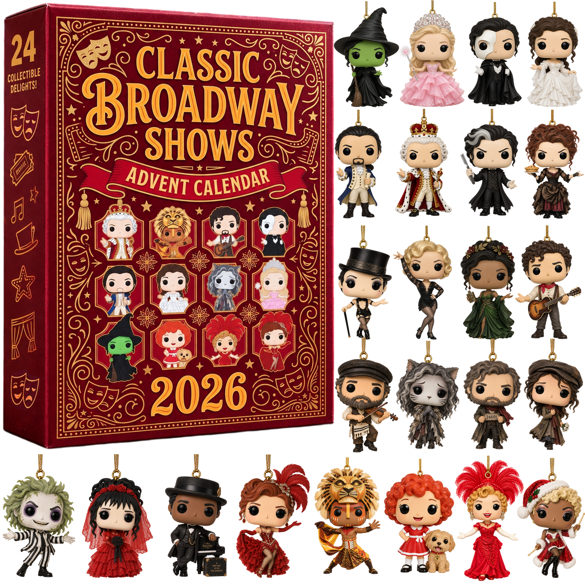CLASSIC BROADWAY SHOWS ADVENT CALENDAR 2026