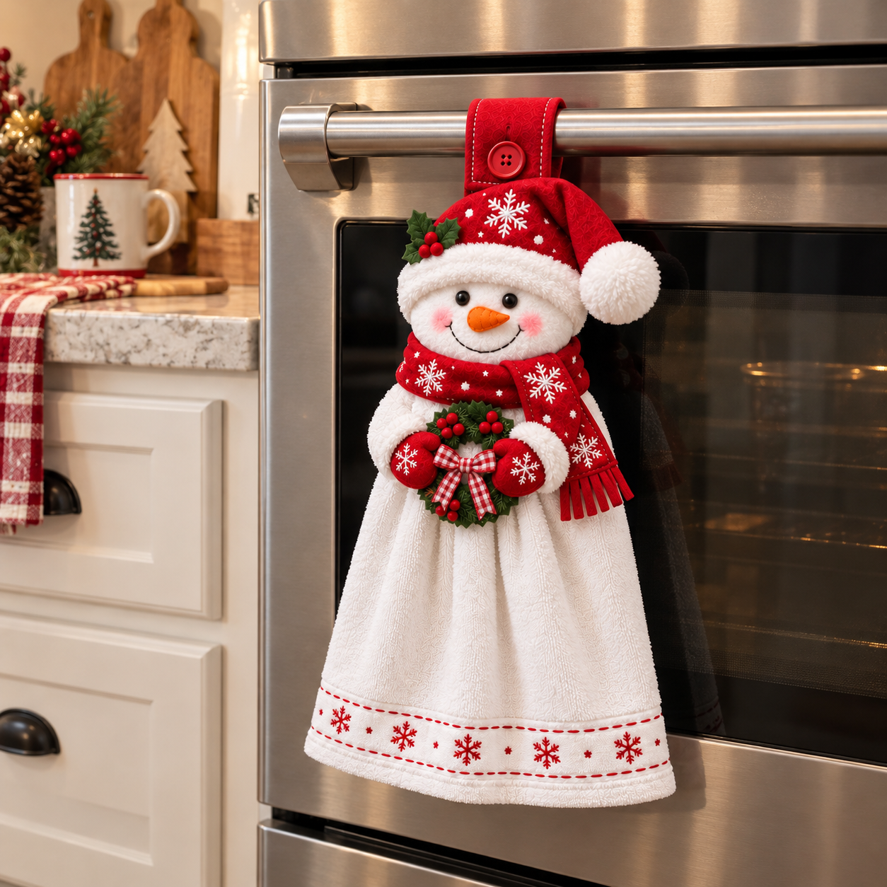 Christmas Hanging Kitchen Hand Towel