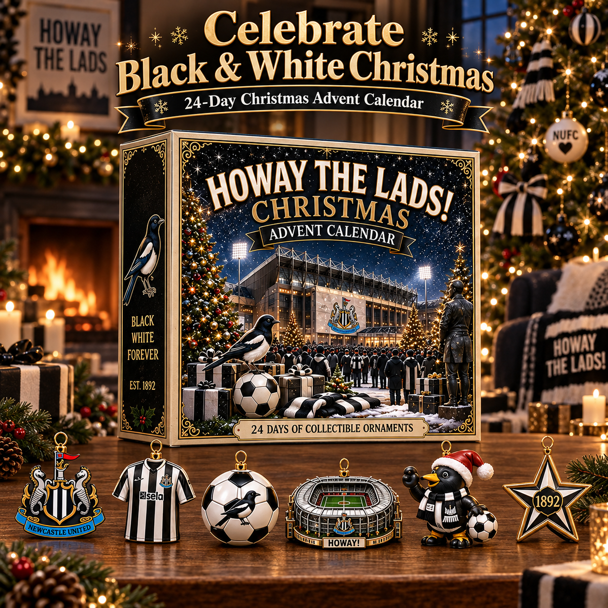 🎄 Howay the Lads! Football Christmas Advent Calendar