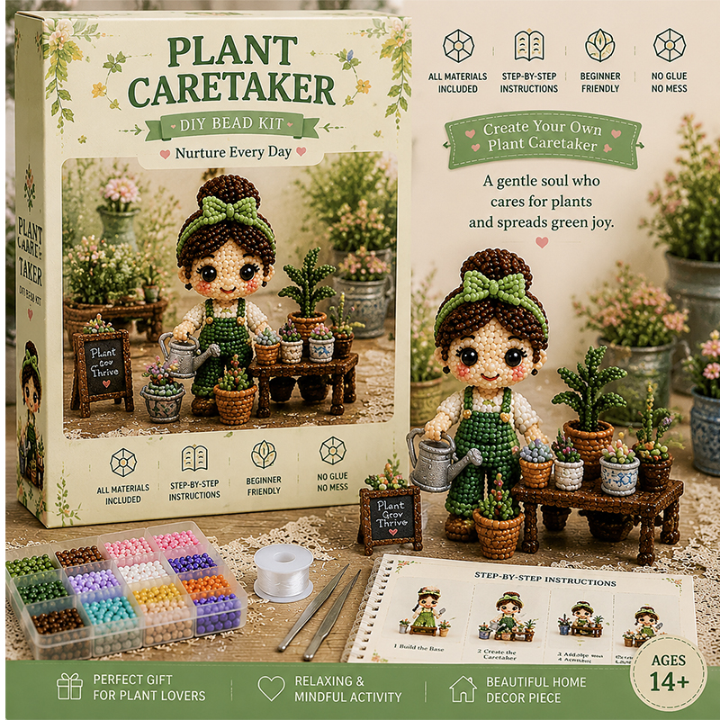 🧵 Hobby Collection – 4-Piece DIY Beaded Craft Kit 🎨