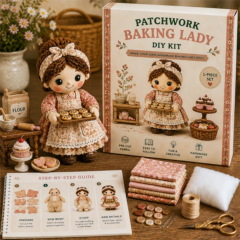 🌸 Patchwork DIY Doll Kits – Handmade Fun & Creativity