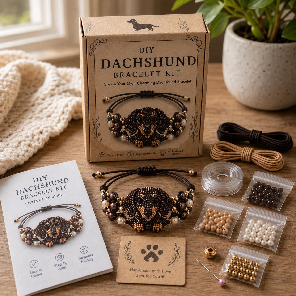 DIY Beaded Animal Bracelet Kit | 15 Cute Styles