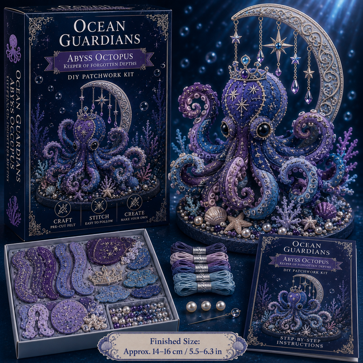 🎁 Ocean Guardians DIY Patchwork Kit Collection🌊