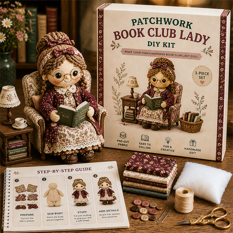 🌸 Patchwork DIY Doll Kits – Handmade Fun & Creativity
