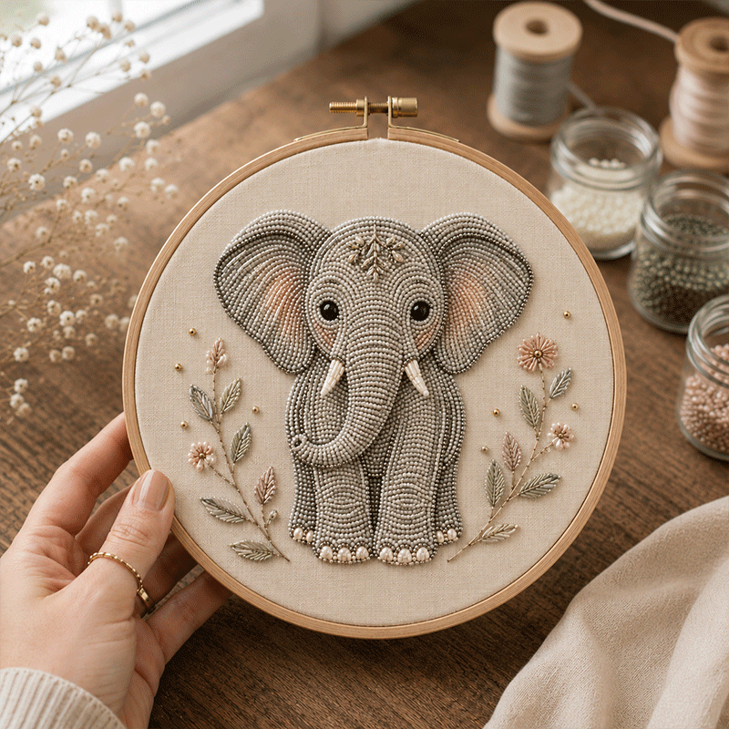 🔥50% Off Last Day 🪡DIY Bead Embroidery Kit