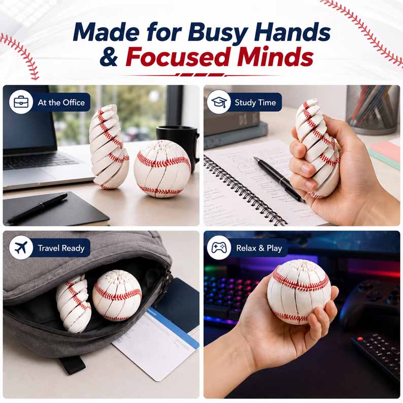 Last Day 60% OFF - Baseball Fidget Ball Toy