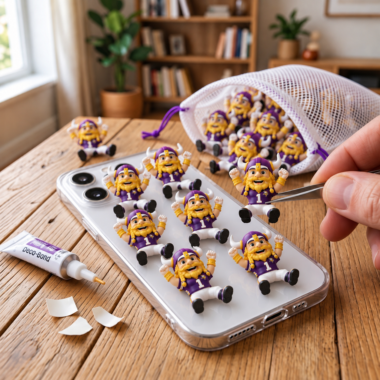 SKOL VIKINGS! Mini Minnesota Vikings Collectible Figures Set