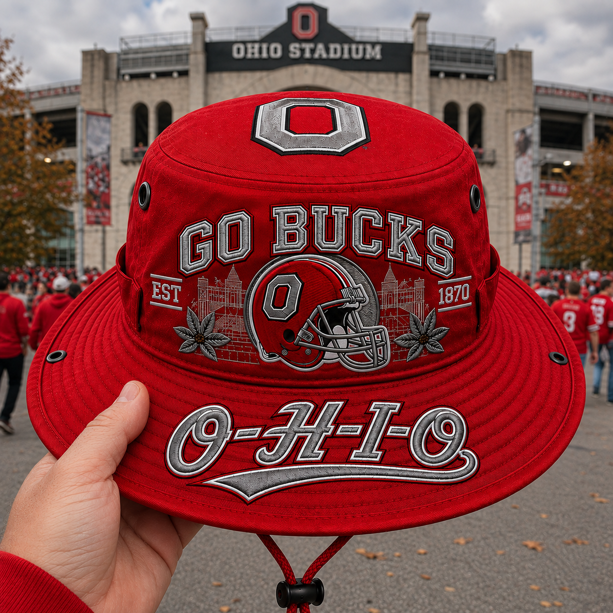 🔥🇺🇸 Last Day Promo: 49% OFF 🏈 GO BUCKS Football Heritage Boonie Hat