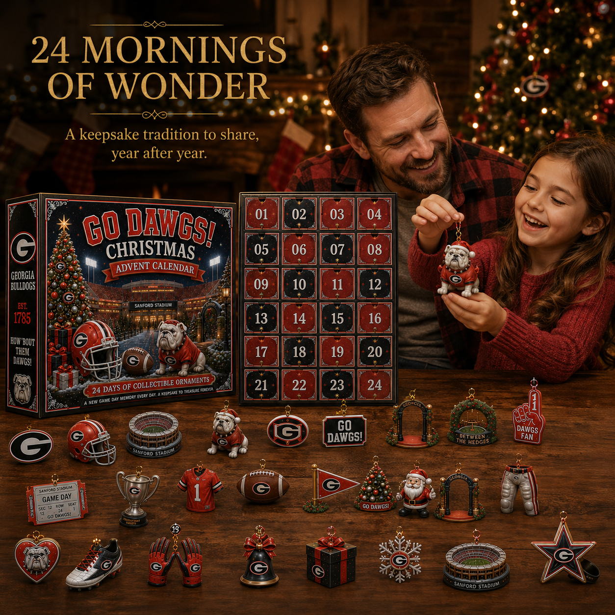 🎄 Go Dawgs! Football Christmas Advent Calendar