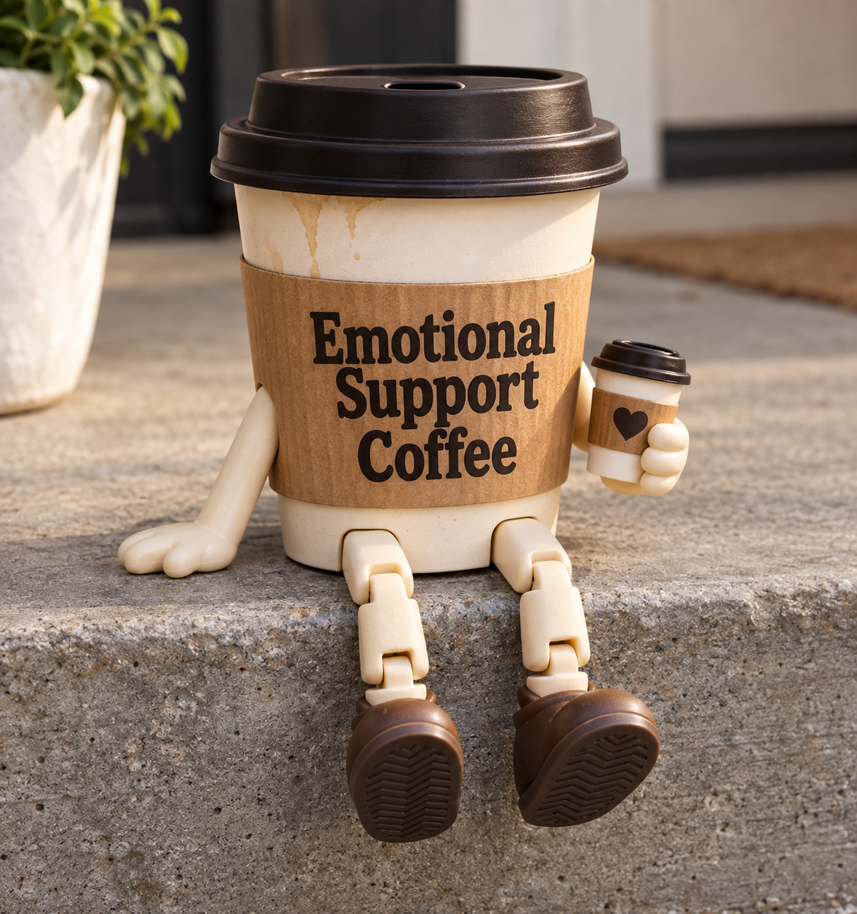 Emotional Support Dumpster™ – Funny Desk Buddy & Quirky Gift for Coworkers, Friends & Anyone Having a Trash Day