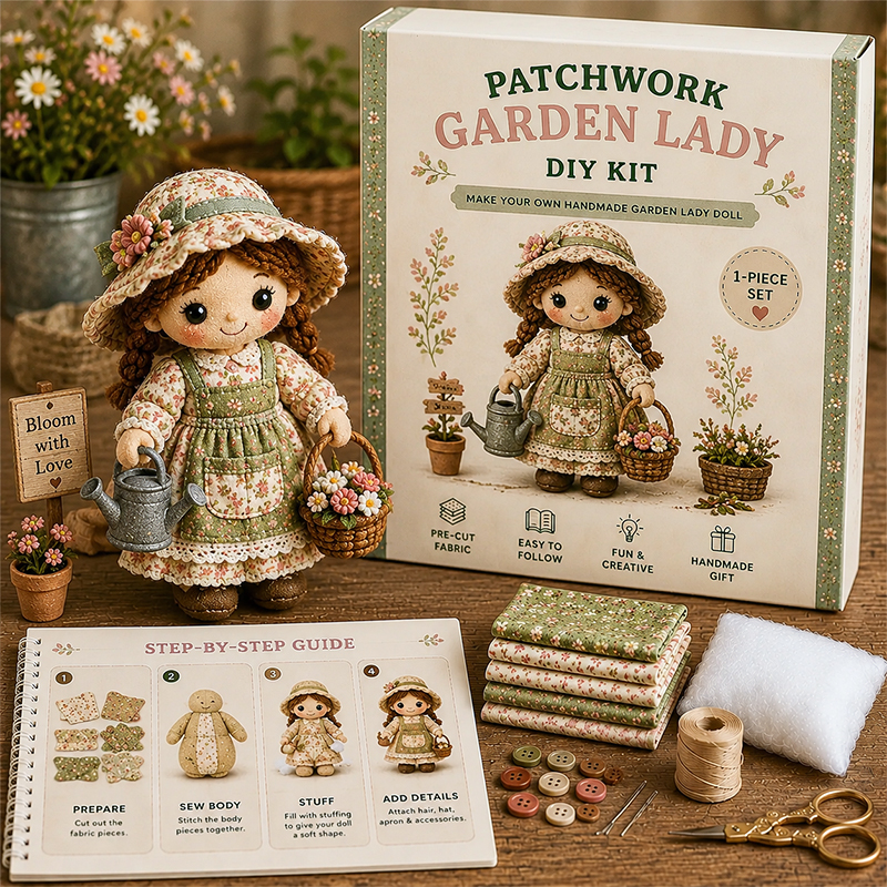 🌸 Patchwork DIY Doll Kits – Handmade Fun & Creativity