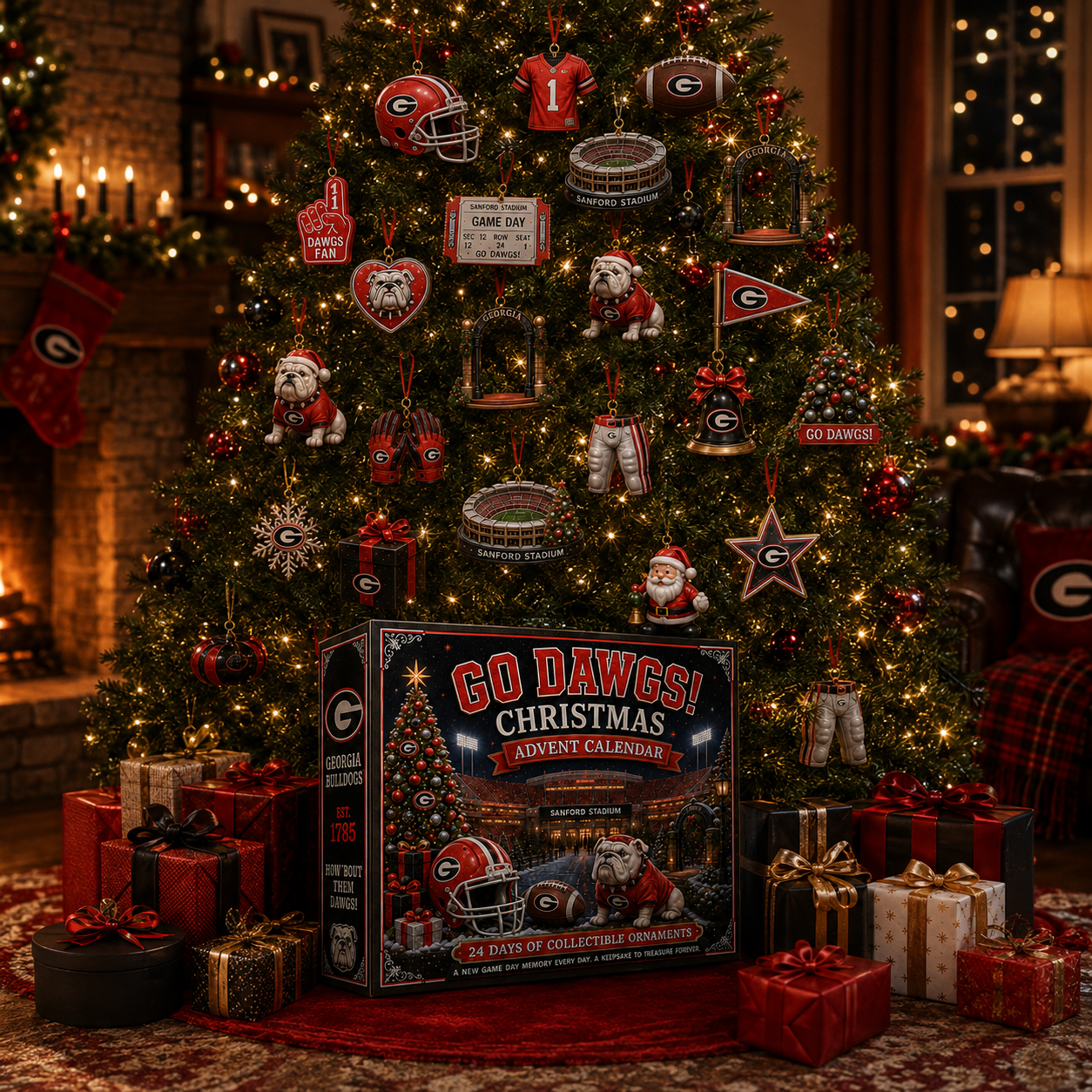 🎄 Go Dawgs! Football Christmas Advent Calendar