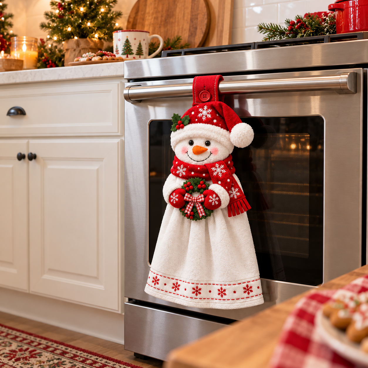 Christmas Hanging Kitchen Hand Towel