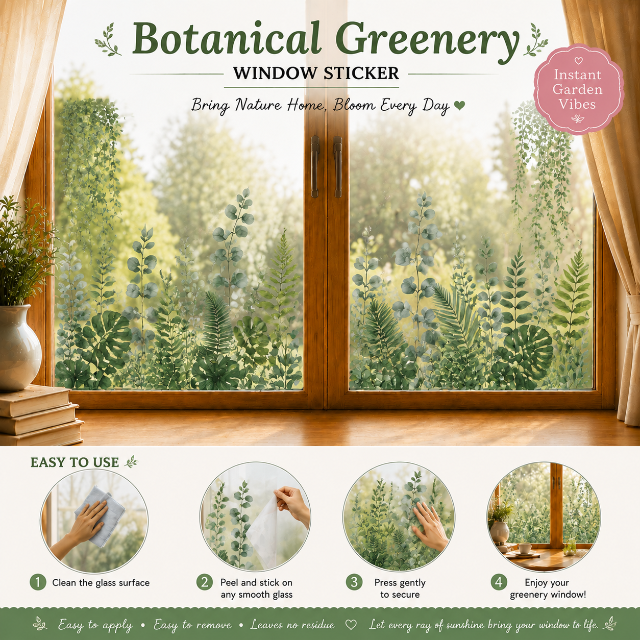 🔥49% OFF🌸 BloomVista™ Window Garden Collection📦Limited Stock ！