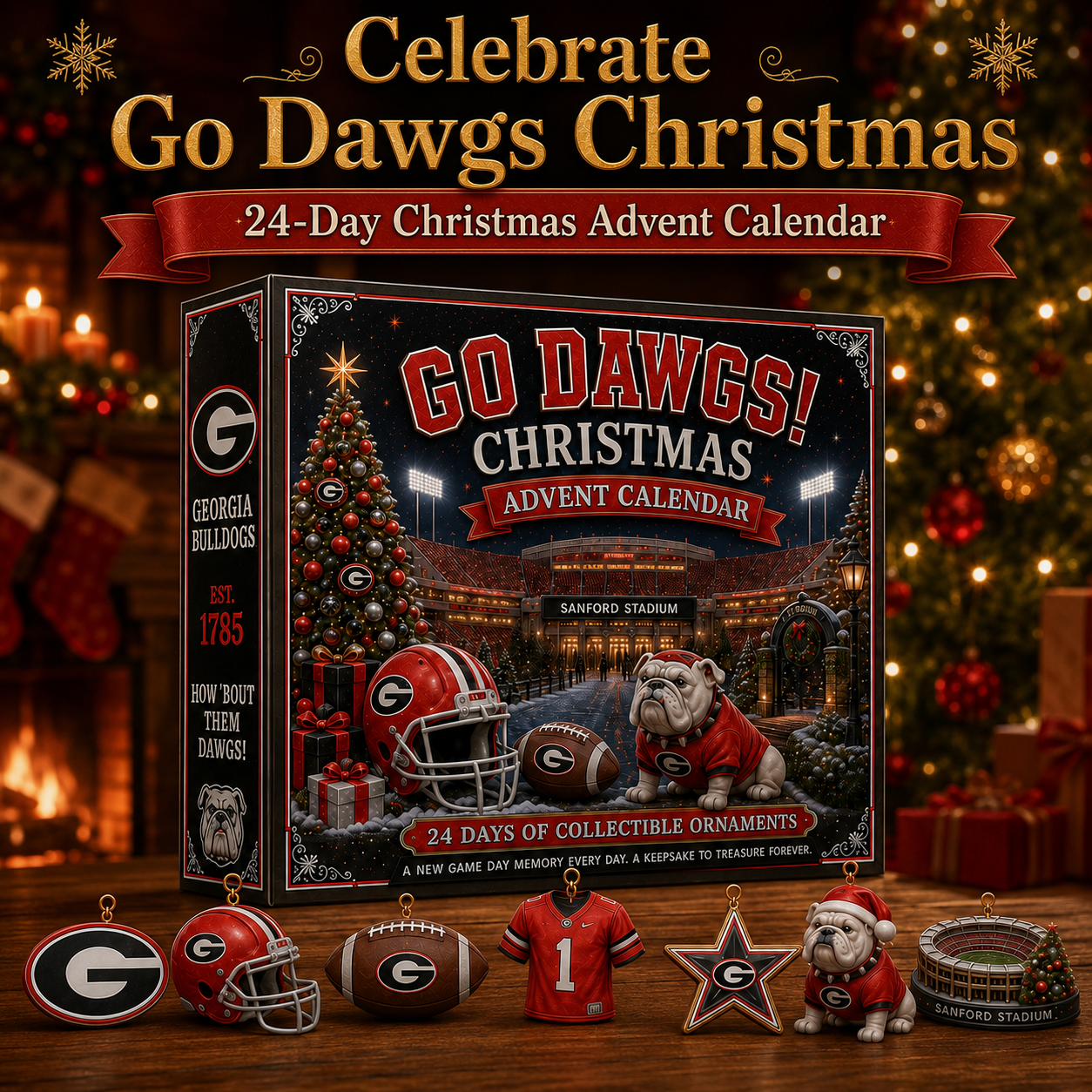🎄 Go Dawgs! Football Christmas Advent Calendar