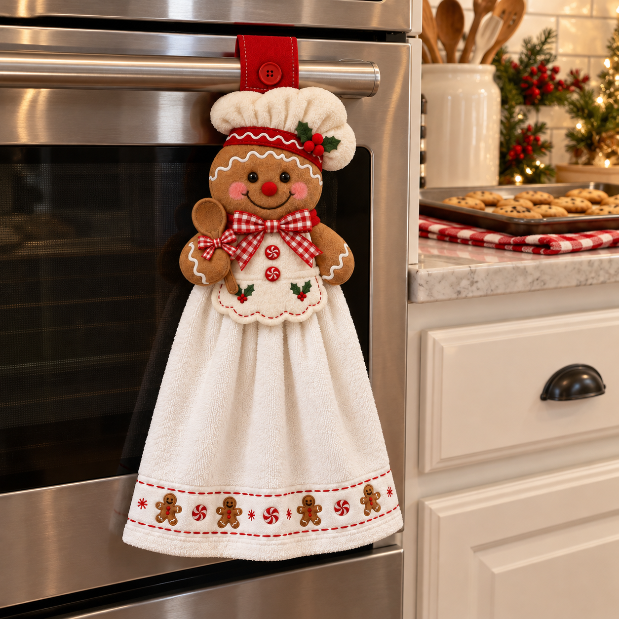 Christmas Hanging Kitchen Hand Towel