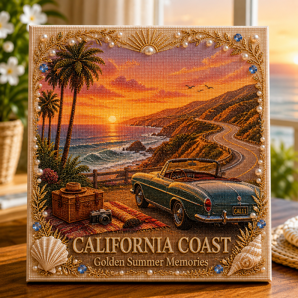 🗽 American Landmark Collection Crystal Art DIY Kit