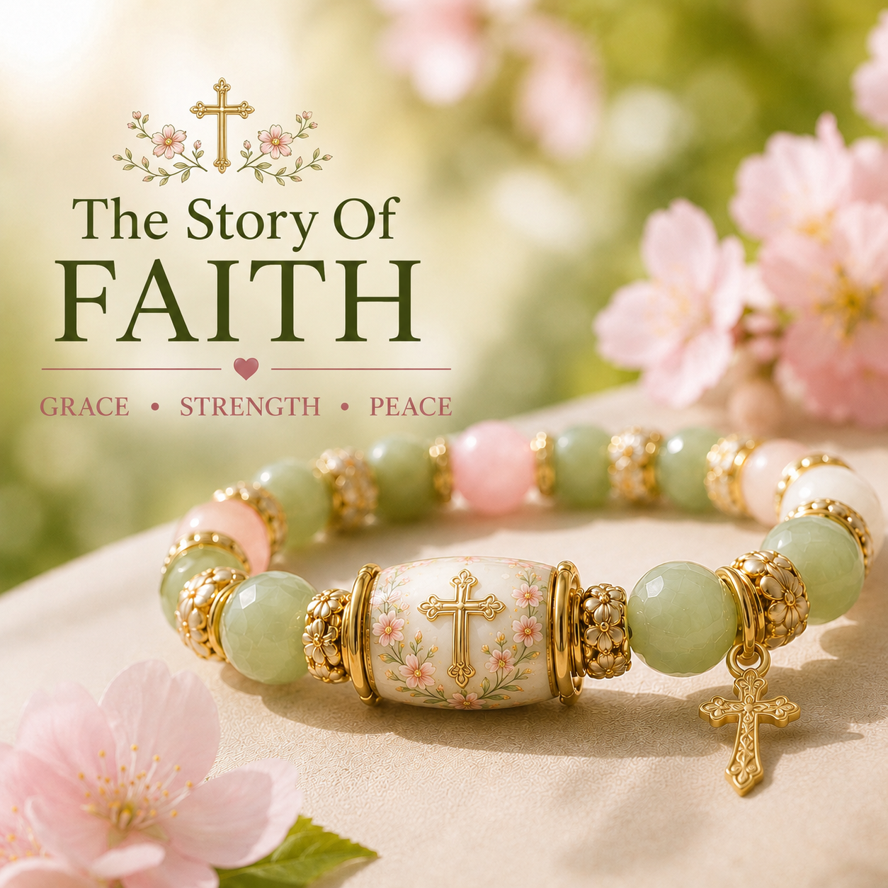  Love, Peace & Spring Blessings  | 2026 Limited Edition Bracelet - Only 8 Left