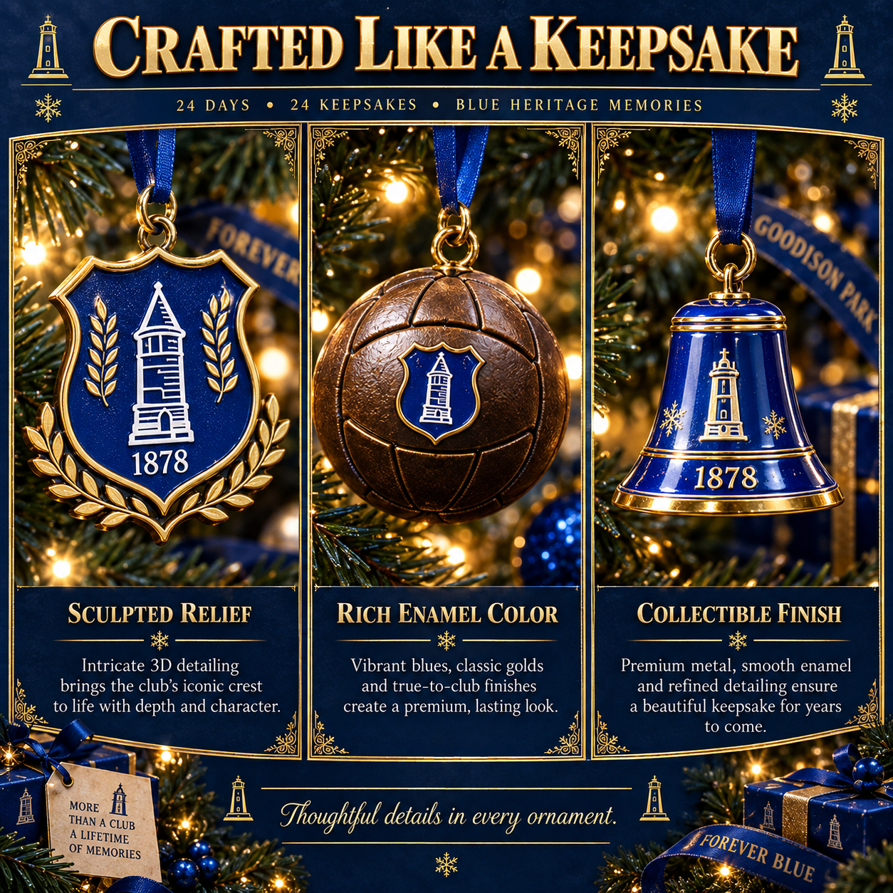 🎄 Forever Blue! Football Christmas Advent Calendar