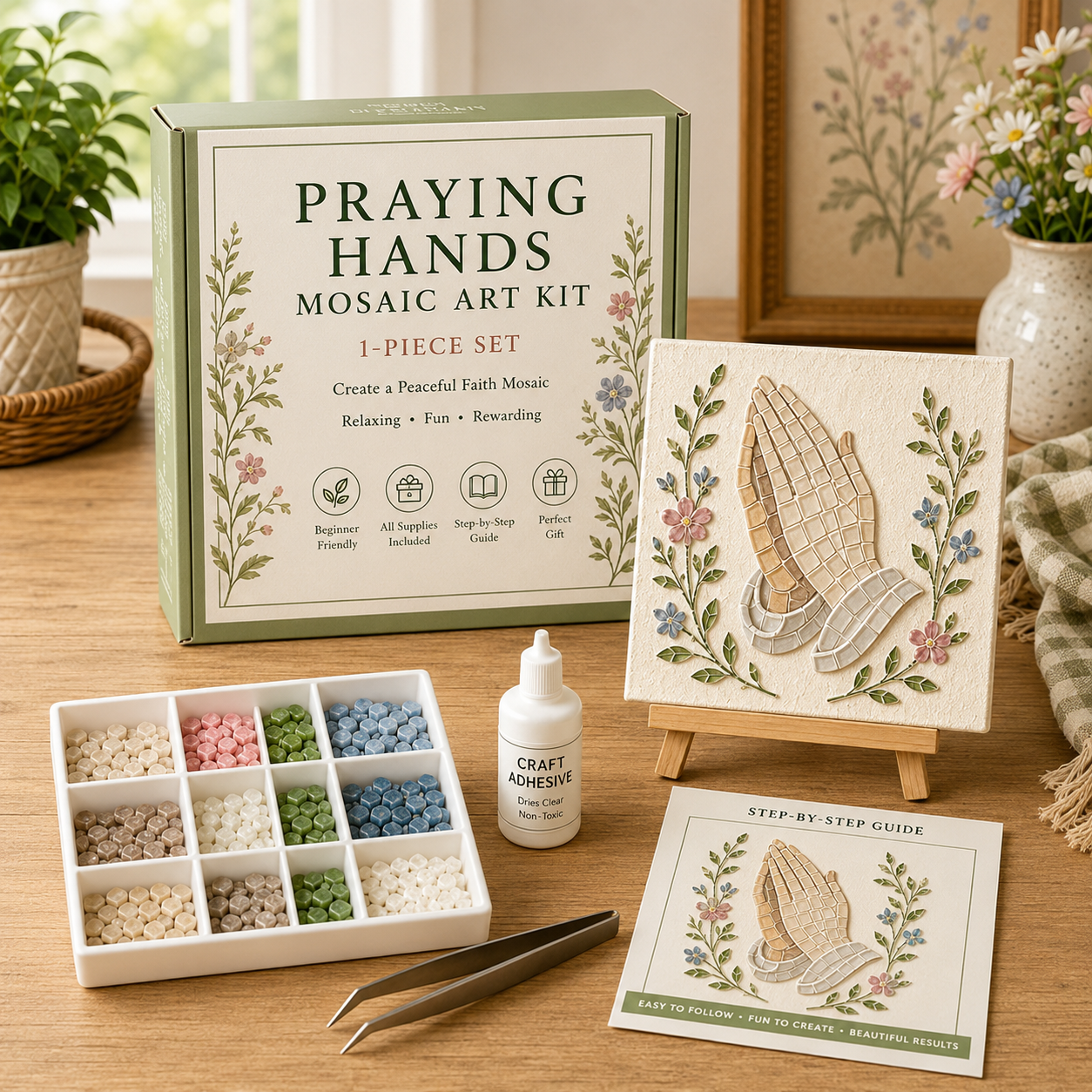 ✝️ Christian Sea Glass Art Kit