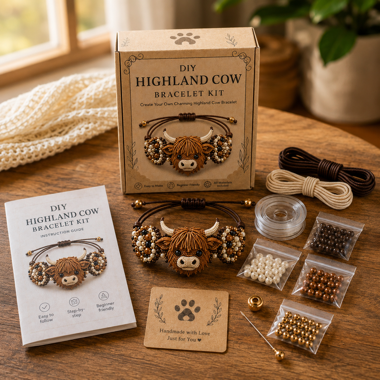 DIY Beaded Animal Bracelet Kit | 15 Cute Styles