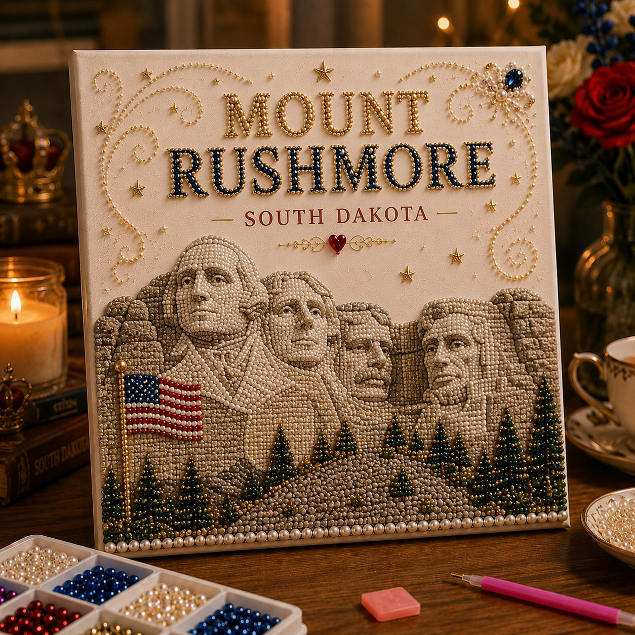 🌍 World Landmark DIY Bead Art Kit