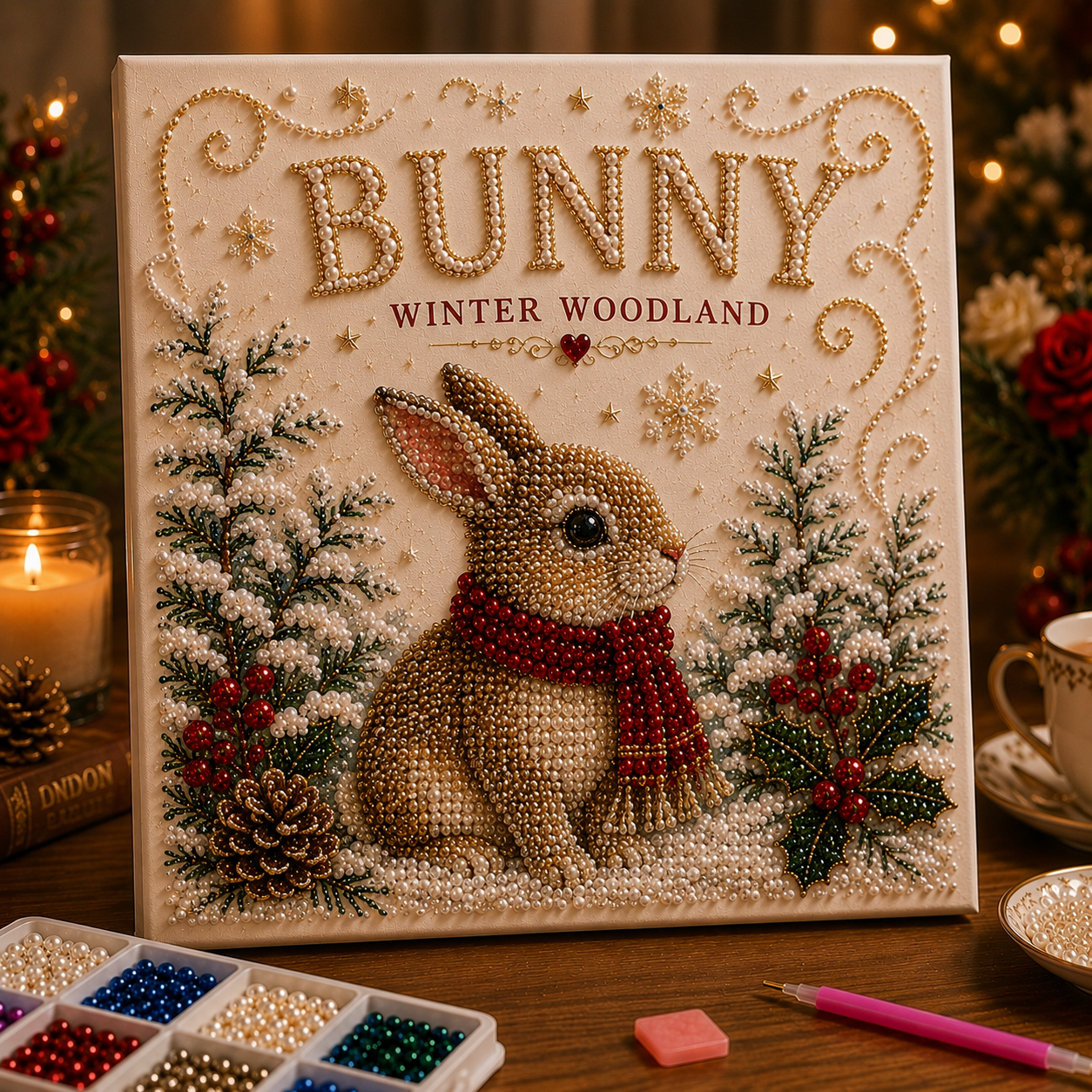❄️ Winter Woodland DIY Bead Art Kit