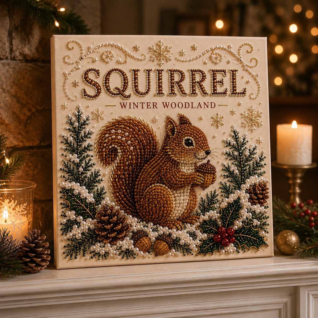 ❄️ Winter Woodland DIY Bead Art Kit