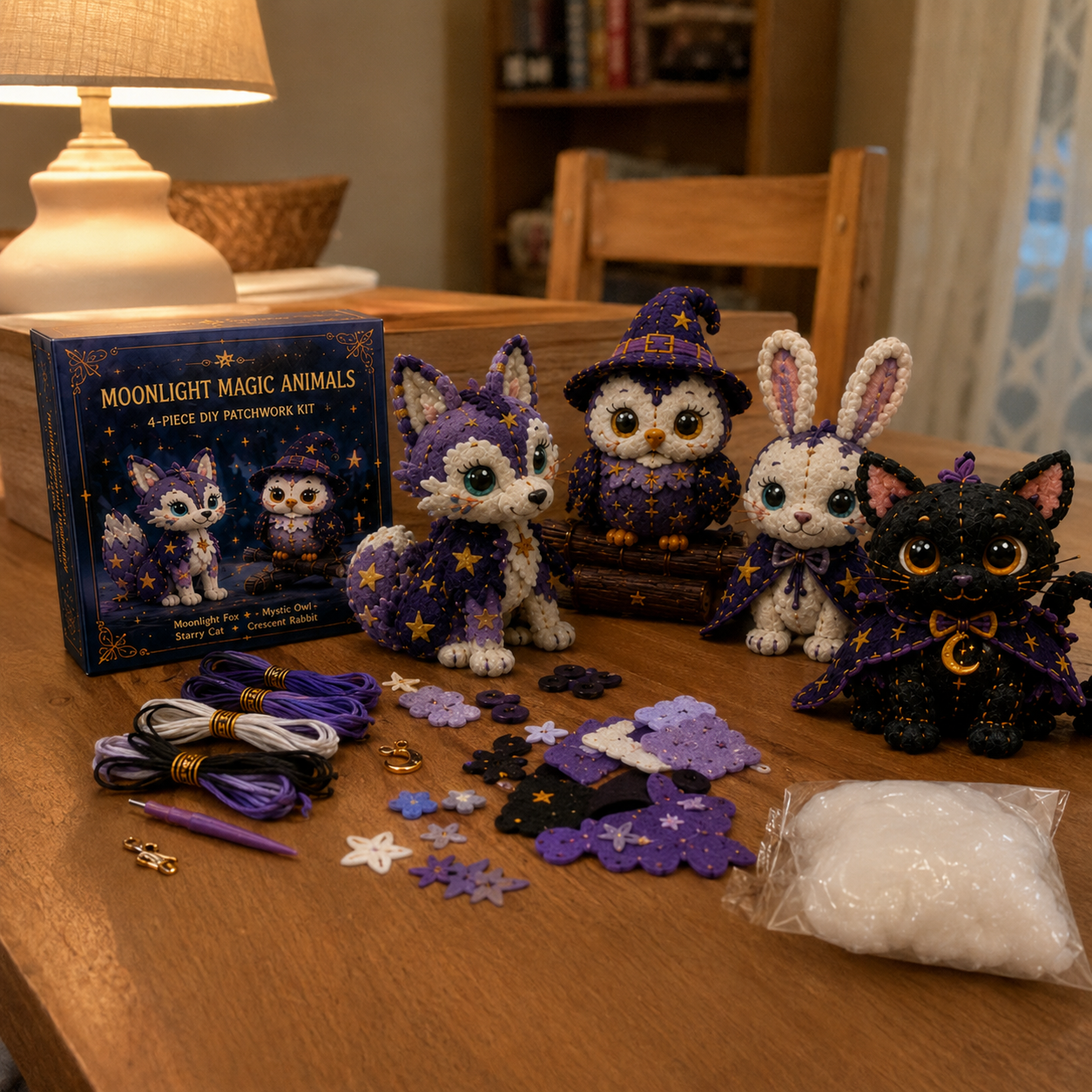 Halloween Friends 4 Piece DIY Patchwork Kit Collection 🎃🧵