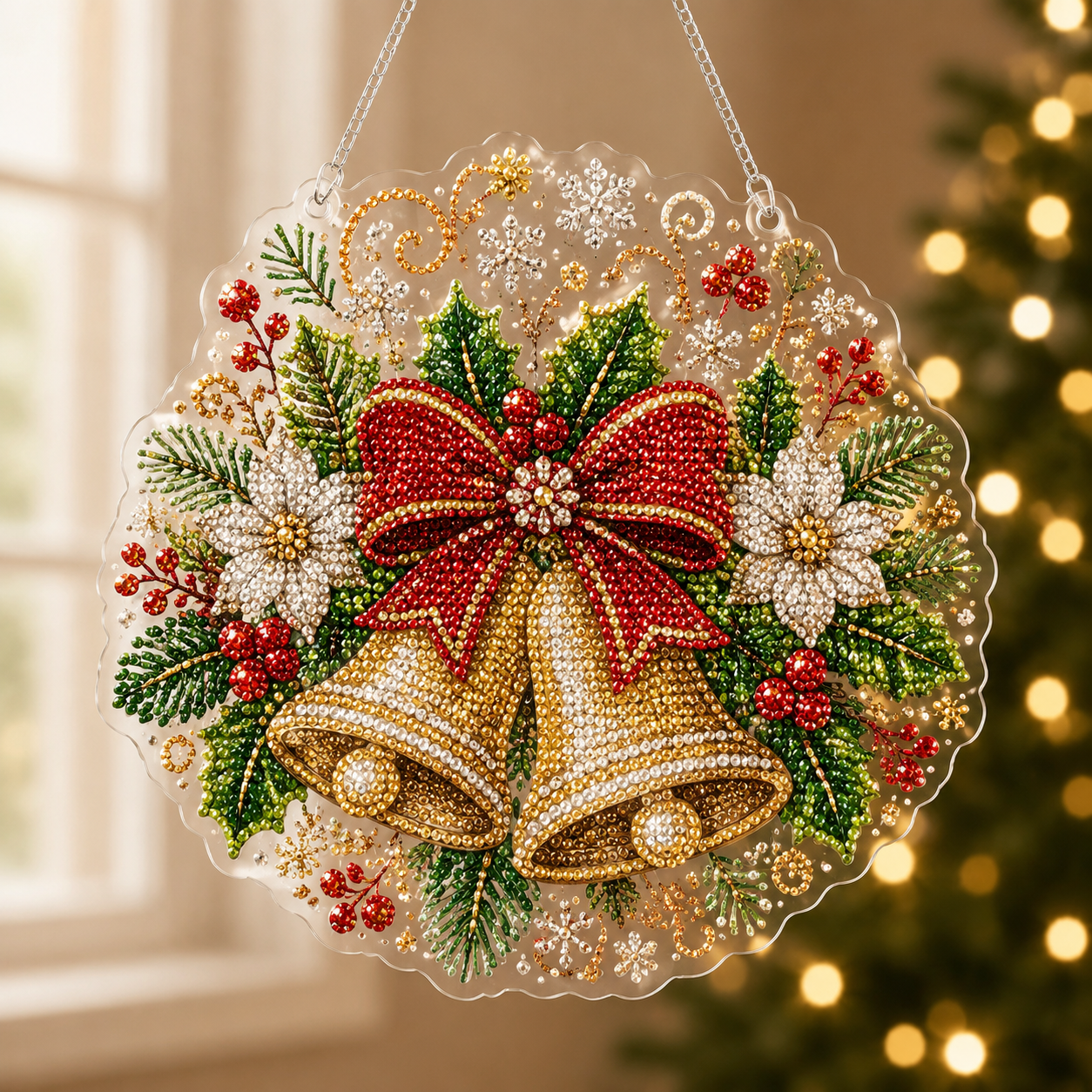 🔥Last Day 49% OFF-🎄Christmas Diamond Art Hanging Ornament Kit