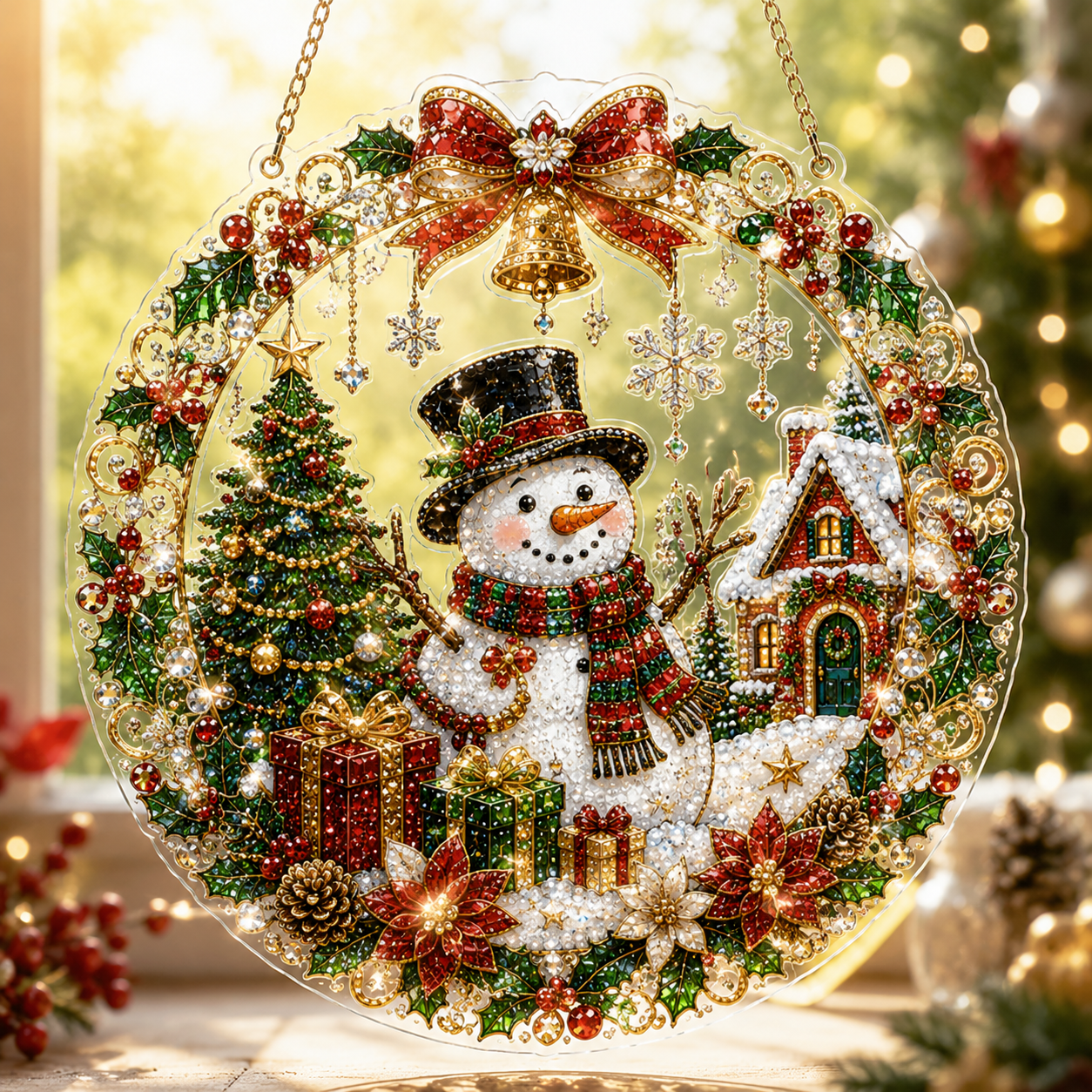 🔥Last Day 49% OFF-🎄Christmas Diamond Art Hanging Ornament Kit